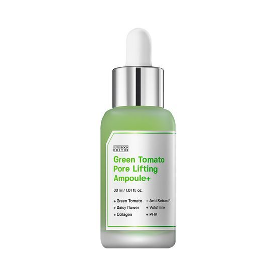 【現貨】SUNGBOON EDITOR 綠色番茄毛孔提升安瓶|Green Tomato Pore Lifting Ampoule+ — 韓國熱賣・毛孔緊緻・敏感肌適用・1+1超值套裝
