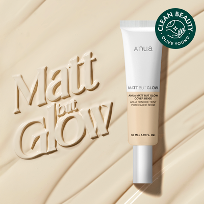 【Olive Young 直送】ANUA Matte But Glow 防曬遮瑕霜 Cover Beige 50ml(粉底跳過・自然遮瑕)