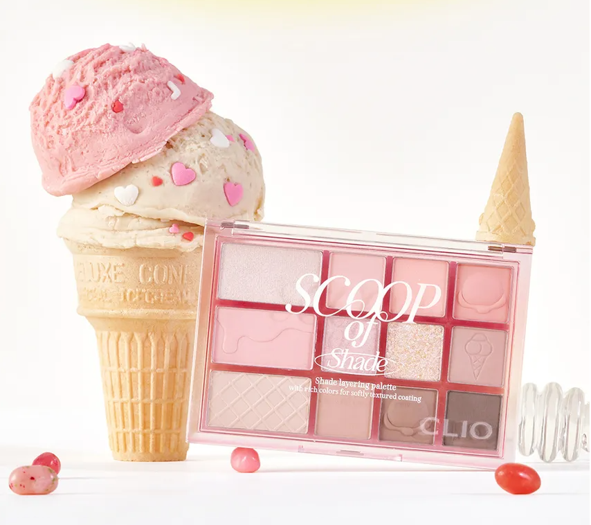 CLIO - Shade & Shadow Palette 多功能彩妝盤 #03 Scoop of Shade(雪糕特別版)