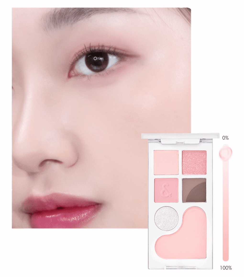 Romand - Bare Layer Palette 6色綜合眼影 - 2色入