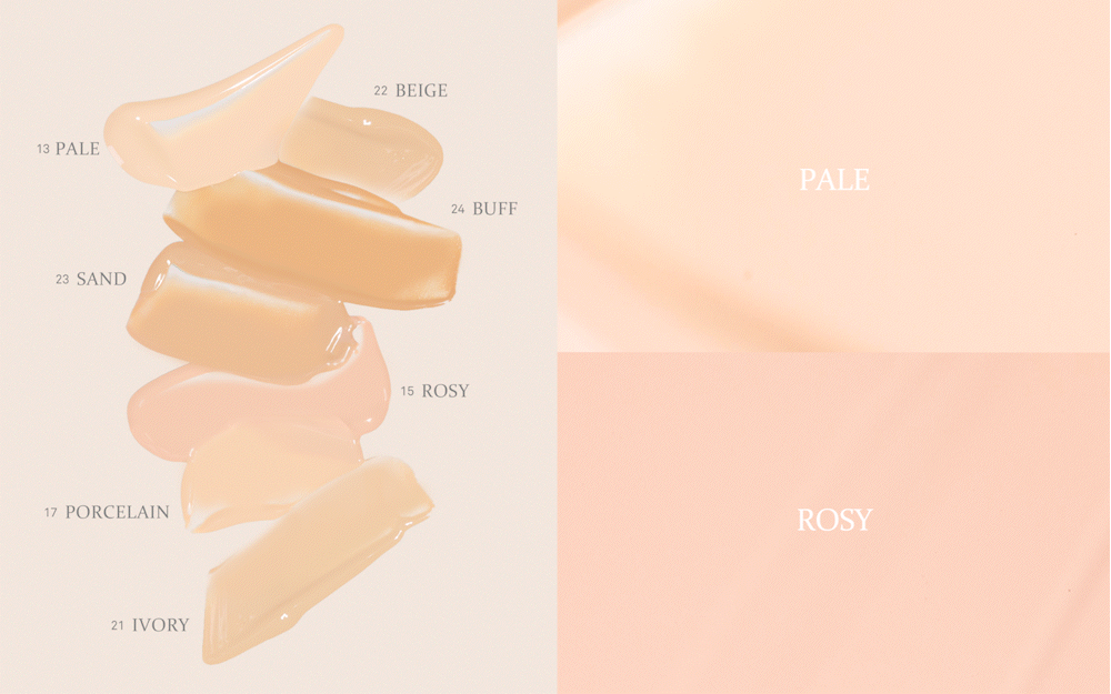 hince - Second Skin Foundation 粉底液 - 4色入