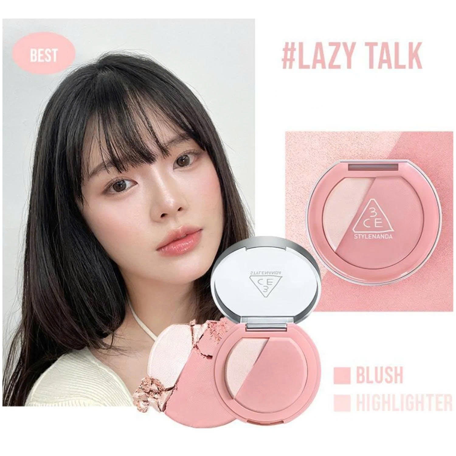 3CE Dual Effect Blushlighter #Lazy Talk