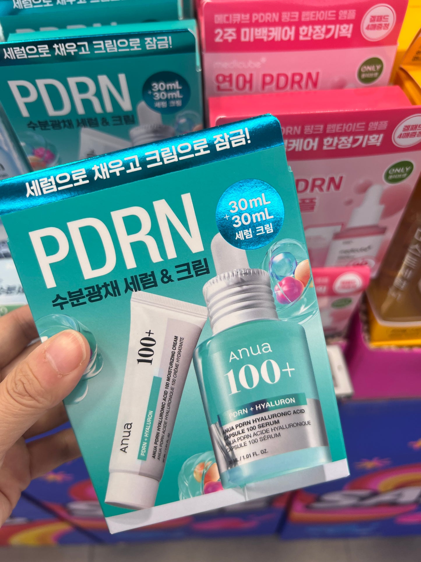 【Olive Young 直送】 Anua PDRN 透明質酸膠囊精華 30ml (+面霜30ml)