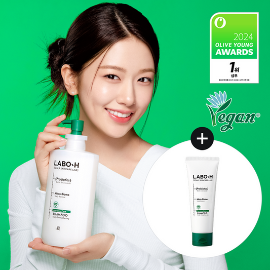 【Olive Young 直送】 LABO-H強化頭皮洗髮精 333ml+50ml （連續3年銷售第一）