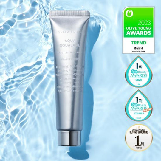 [預訂] S.NATURE - Aqua Squalane Moisturizing Cream 角鯊烷補濕面霜