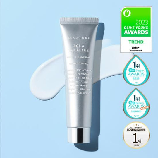 [預訂] S.NATURE - Aqua Squalane Moisturizing Cream 角鯊烷補濕面霜