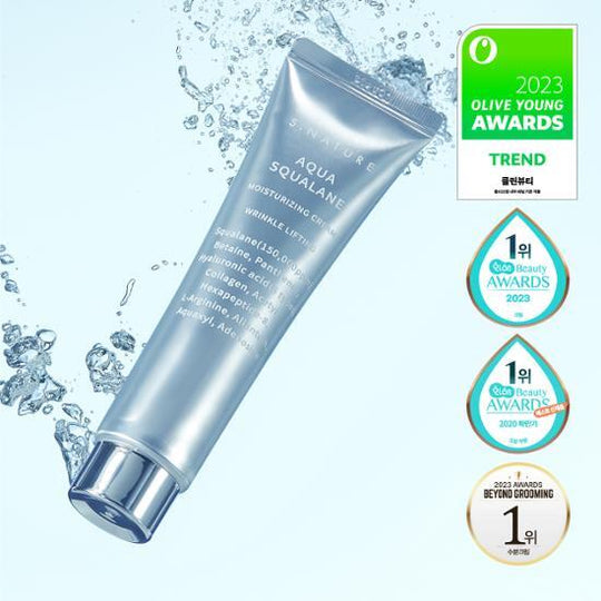 [預訂] S.NATURE - Aqua Squalane Moisturizing Cream 角鯊烷補濕面霜