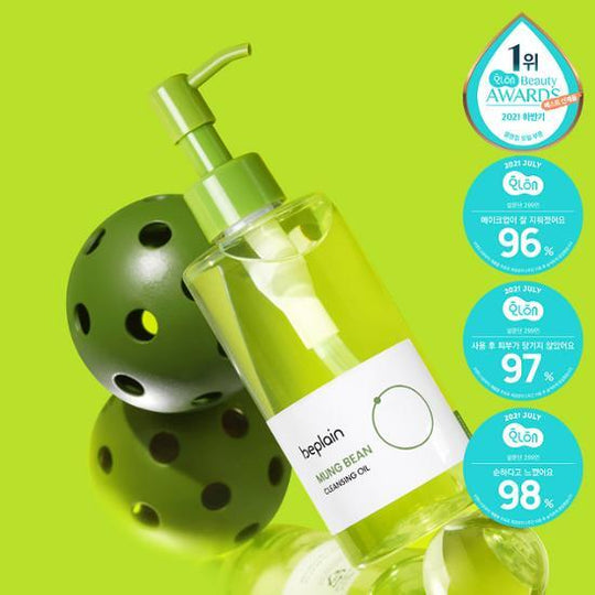 [預訂] beplain - Mung Bean Cleansing Oil Jumbo 綠豆深層卸妝油（200ml大容量）