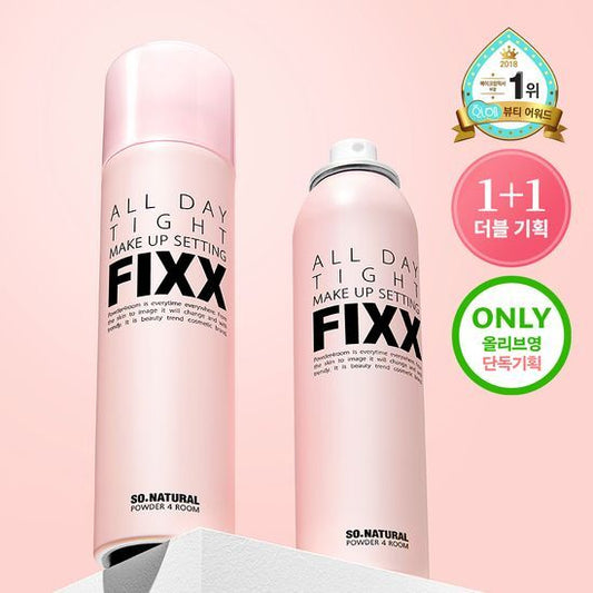 【Olive Young 直送】 So Natural 全天候定妝噴霧 120ml+120ml 雙瓶套裝