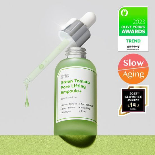 現貨｜SUNGBOON EDITOR - Green Tomato Pore Lifting Ampoule+ 綠色番茄毛孔提升安瓶+