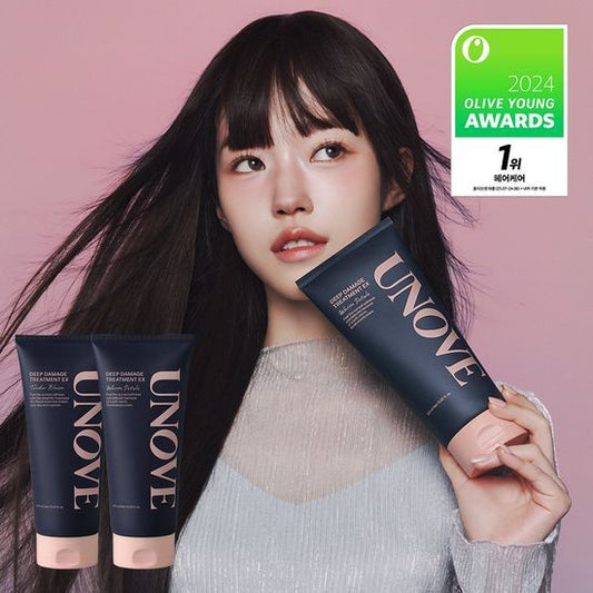 【Olive Young 直送】 Unove 深層損傷修護髮膜 EX （連續3年第一／duo款）