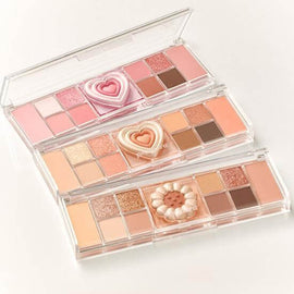 [現貨] Peripera 多功能彩妝盤｜All Take Mood Like Palette #01 Prestige Pink — 玫瑰色系眼影・腮紅・高光三合一・韓系約會妝感