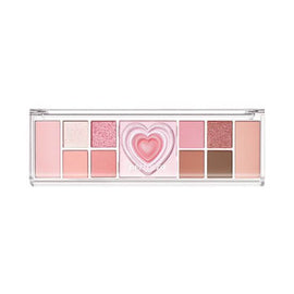 [現貨] Peripera 多功能彩妝盤｜All Take Mood Like Palette #01 Prestige Pink — 玫瑰色系眼影・腮紅・高光三合一・韓系約會妝感