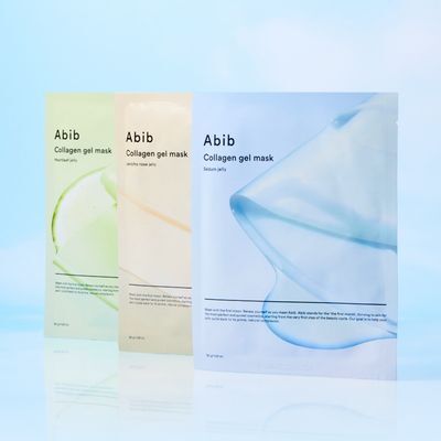 【Olive Young 直送】ABIB 膠原蛋白凝膠面膜 單片裝（3款選1・積雪草／水潤草／復活草）