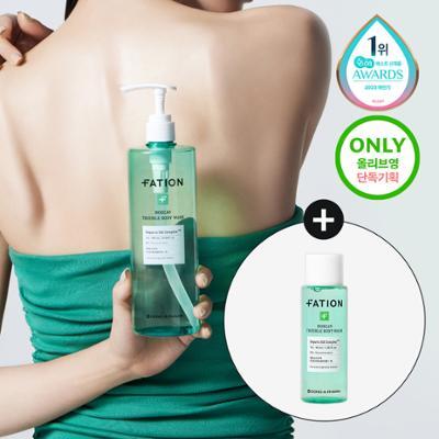 【Olive Young 直送】FATION NoSCA9 痘痘身體沐浴露 490ml 企劃（背部痘痘No.1・深層潔淨）