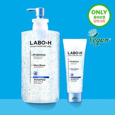 【Olive Young 直送】LABO:H 清爽控油洗髮精 750ml＋125ml（極致清涼感・多款選擇）