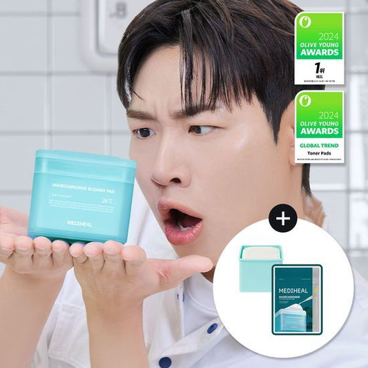 [現貨] Mediheal 積雪草修護化妝棉墊 100+100+14片 限定套裝