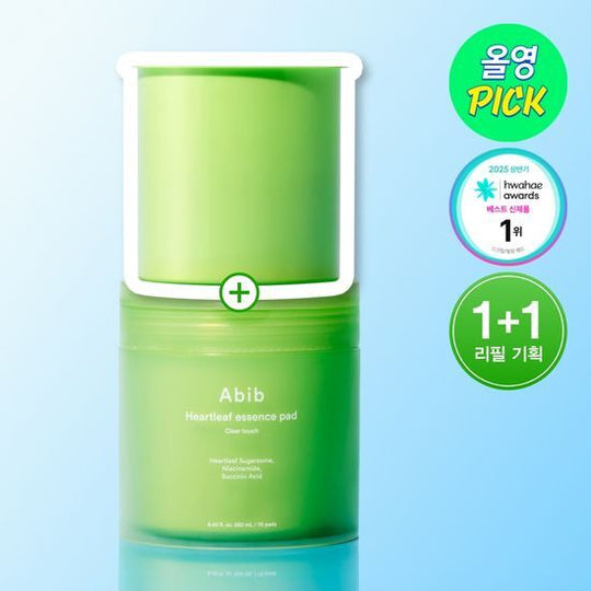 【Olive Young 直送】 Abib 魚腥草痘痕修護棉棉 140枚 (70+70補充裝)
