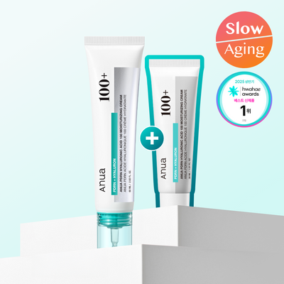 【Olive Young 直送】ANUA PDRN 玻尿酸水感面霜 60ml 企劃（附30ml・水潤光澤・化妝好服貼）