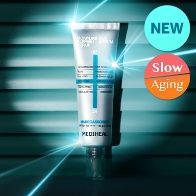 【Olive Young 直送】MEDIHEAL 積雪草保濕防曬精華 50g（修護痕跡・水潤防護）