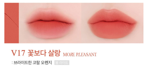 Bbi@ Last Velvet Lip Tint #V17 More Pleasant