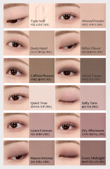 CLIO - Pro Eye Palette Air 持久輕盈滑順12色眼影盤 #03 Mute Library