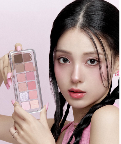 CLIO - Pro Eye Palette Air 持久輕盈滑順12色眼影盤 - # 04Pink Pairing