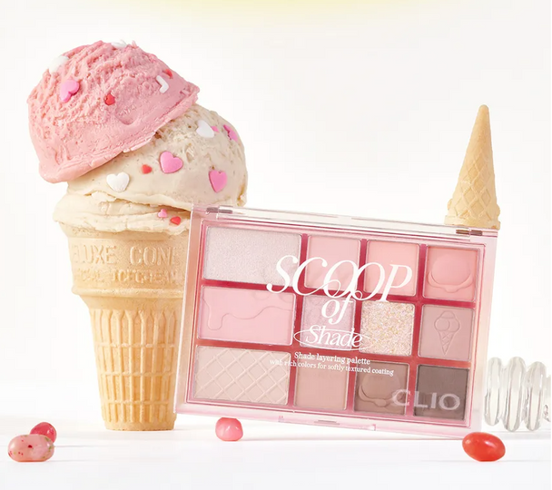 CLIO - Shade & Shadow Palette 多功能彩妝盤 #03 Scoop of Shade（雪糕特別版）