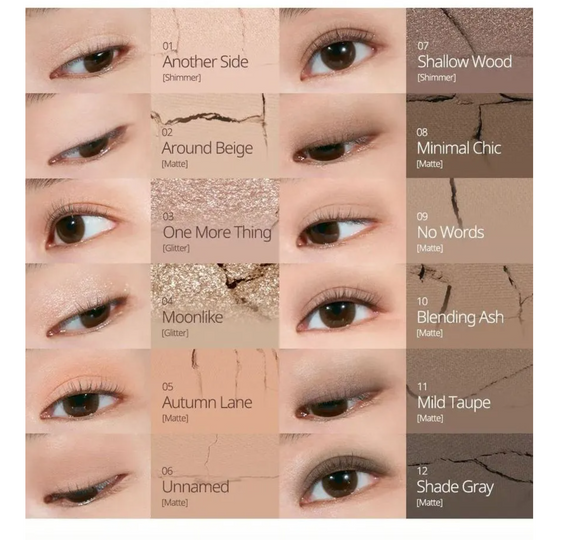 CLIO - Shade & Shadow Palette 十二色全能彩妝盤 - #01 Shadow Gallery