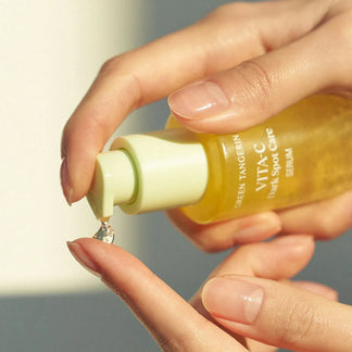 【現貨】Goodal 青橘維他命C美白精華｜Green Tangerine Vita C Dark Spot Care Serum 40ml — 韓國熱賣・淡斑去痘印・敏感肌適用・GlowPick獲獎精華
