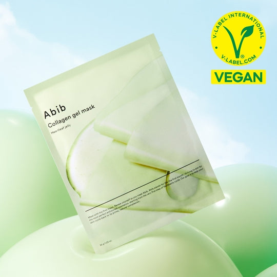 【Olive Young 直送】Abib 膠原蛋白凝膠面膜 單片裝（3款選1・魚腥草／水潤草／復活草）