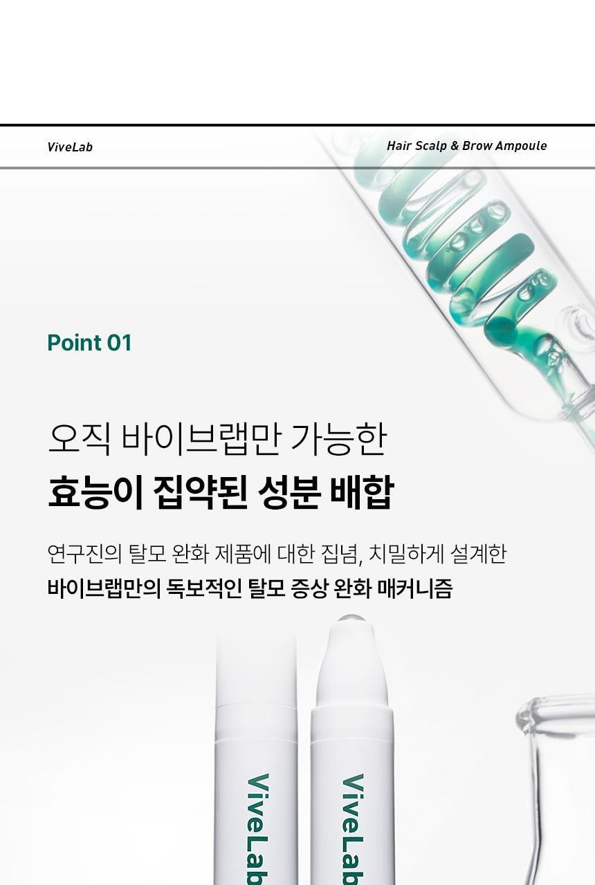 【Olive Young 直送】 VIVELAB Revive Therapy 頭皮養護安瓶雙倍套裝（ 15ml×2 ）