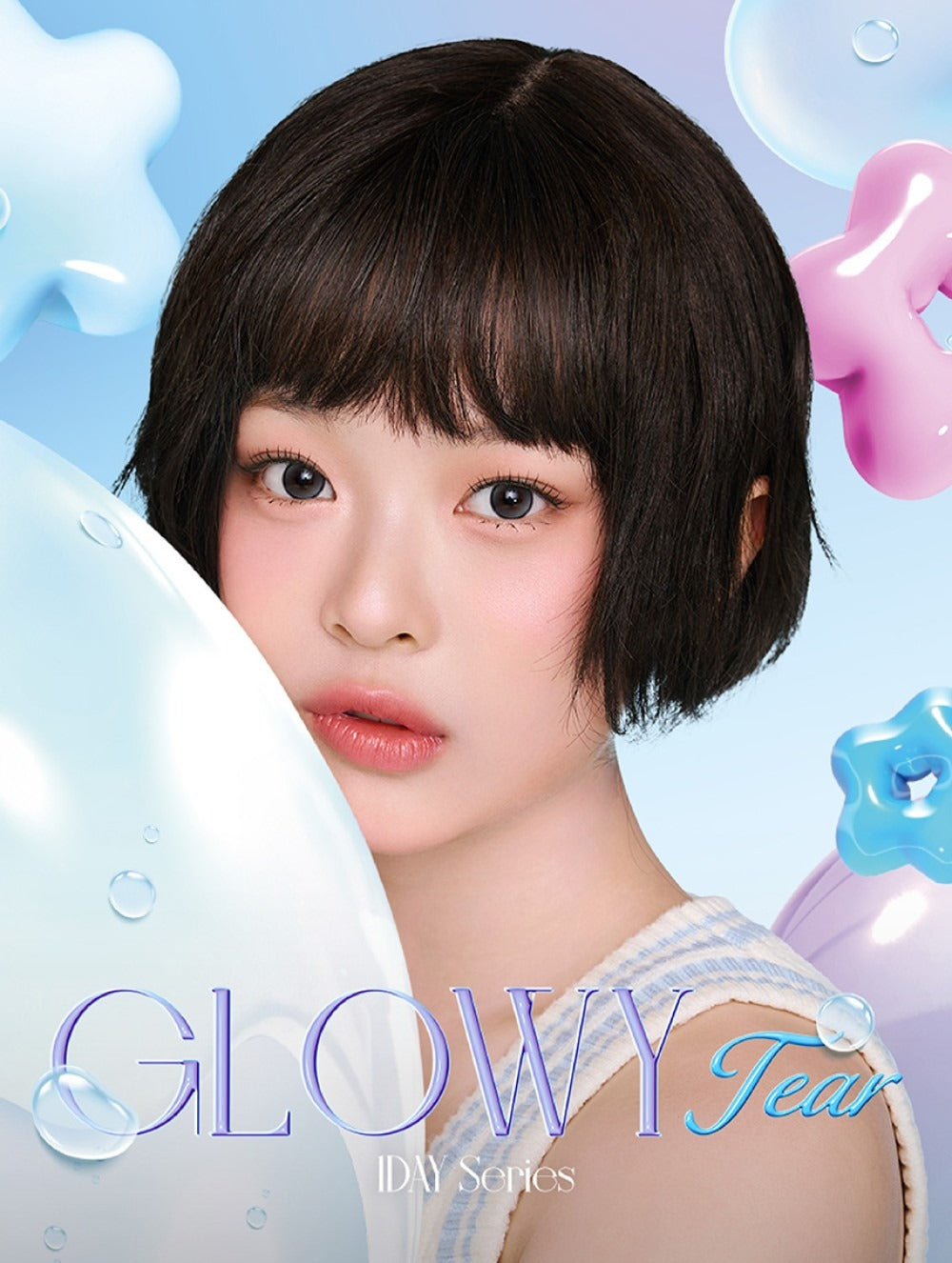 【預訂】OLENS Glowy Tear Brown｜1 Day 10片盒裝｜日拋