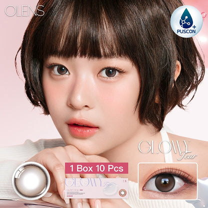 【預訂】OLENS Glowy Tear Brown｜1 Day 10片盒裝｜日拋