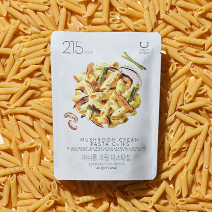 現貨【Olive Young 直送】韓國爆紅！Delight Project - 蒜香番茄 / 奶油蘑菇 意粉脆片 45g