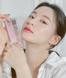 [預訂] Rom&nd 秘密花園系列眼影盤｜Better Than Palette #06 Peony Nude Garden — 10色裸粉系・霧面＋珠光・韓國熱賣眼妝盤