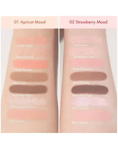 Romand - Bare Layer Palette 6色綜合眼影 -  2色入