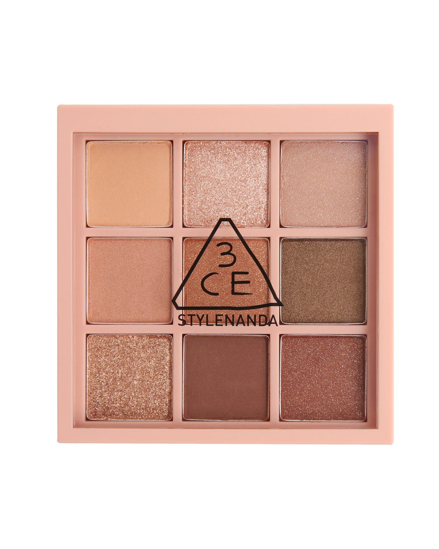 🌹 [預訂] 3CE Multi Eye Color Palette #Overtake｜Mood Recipe 系列・韓系九色眼影盤・玫瑰棕色系推薦