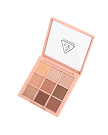 🌹 [預訂] 3CE Multi Eye Color Palette #Overtake｜Mood Recipe 系列・韓系九色眼影盤・玫瑰棕色系推薦