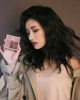 🌹 [預訂] 3CE Multi Eye Color Palette #Overtake｜Mood Recipe 系列・韓系九色眼影盤・玫瑰棕色系推薦