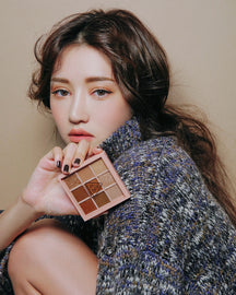 🌹 [預訂] 3CE Multi Eye Color Palette #Overtake｜Mood Recipe 系列・韓系九色眼影盤・玫瑰棕色系推薦